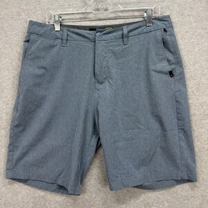 Quiksilver Amphibian Shorts Mens 34 Blue 4 Way Stretch Beach Active Board Surf